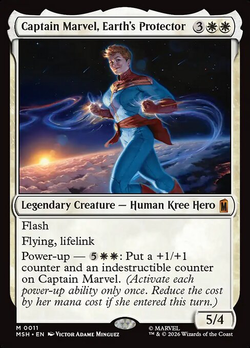 Captain Marvel, Earth's Protector (Marvel Super Heroes)