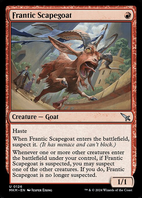 Frantic Scapegoat (Murders at Karlov Manor)