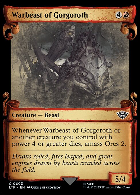 Warbeast of Gorgoroth (The Lord of the Rings: Tales of Middle-earth)