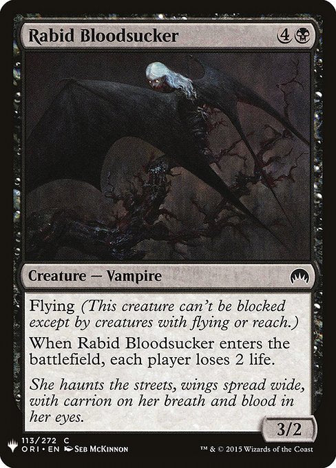 Rabid Bloodsucker (The List)