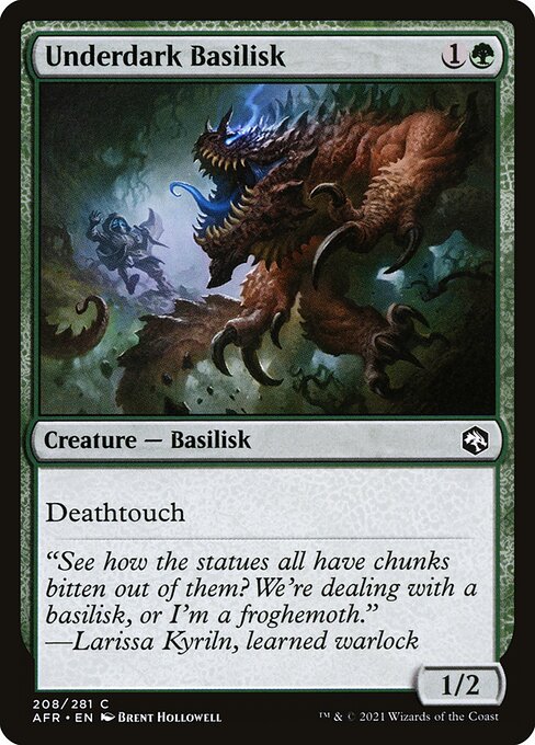 Underdark Basilisk (Adventures in the Forgotten Realms)