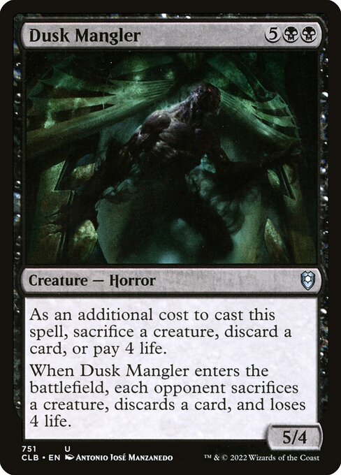 Dusk Mangler (Commander Legends: Battle for Baldur's Gate)