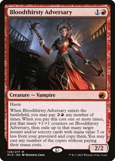 Bloodthirsty Adversary (Innistrad: Midnight Hunt)