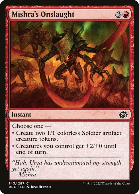 Mishra's Onslaught (The Brothers' War)