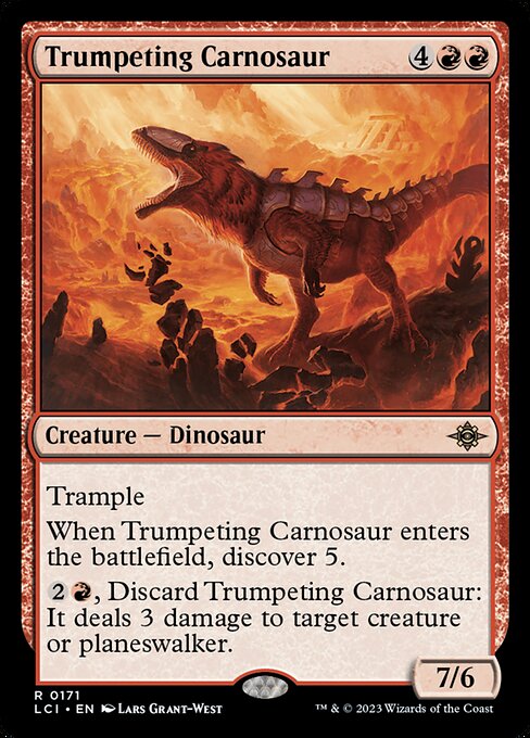Trumpeting Carnosaur (The Lost Caverns of Ixalan)