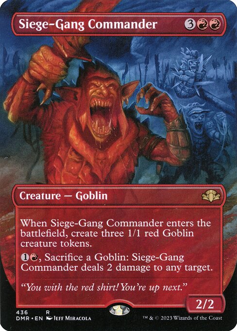 Siege-Gang Commander (Dominaria Remastered)