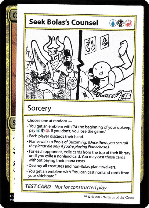 Seek Bolas's Counsel (Mystery Booster Playtest Cards 2021)