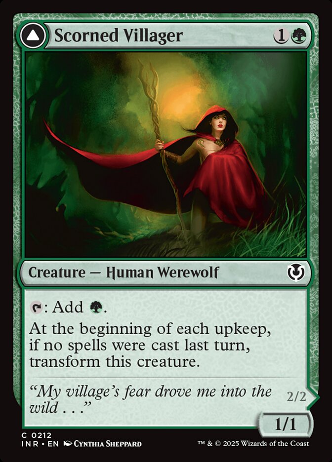 Scorned Villager // Moonscarred Werewolf (Innistrad Remastered)