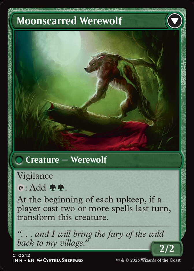 Scorned Villager // Moonscarred Werewolf (Innistrad Remastered)