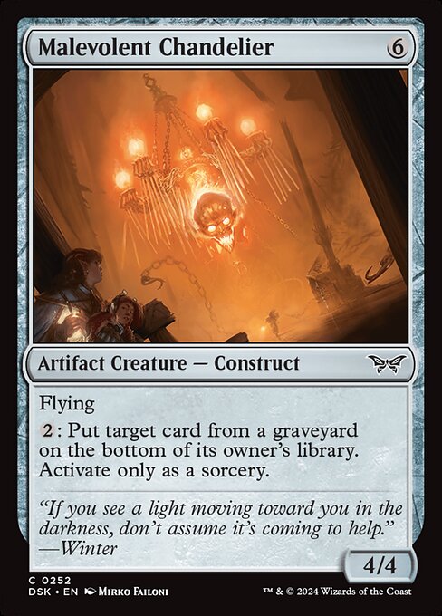 Malevolent Chandelier (Duskmourn: House of Horror)
