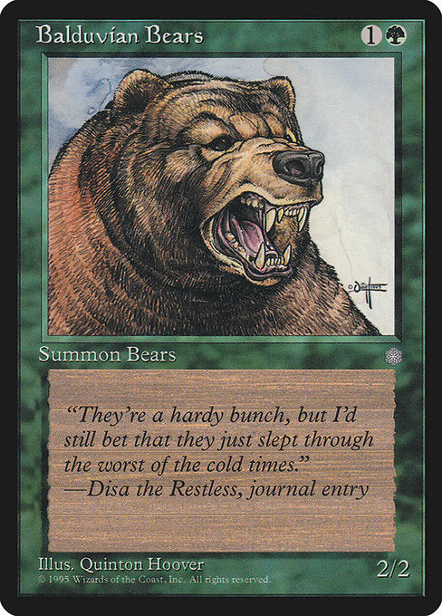 Balduvian Bears (Ice Age)