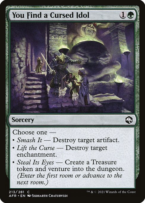 You Find a Cursed Idol (Adventures in the Forgotten Realms)