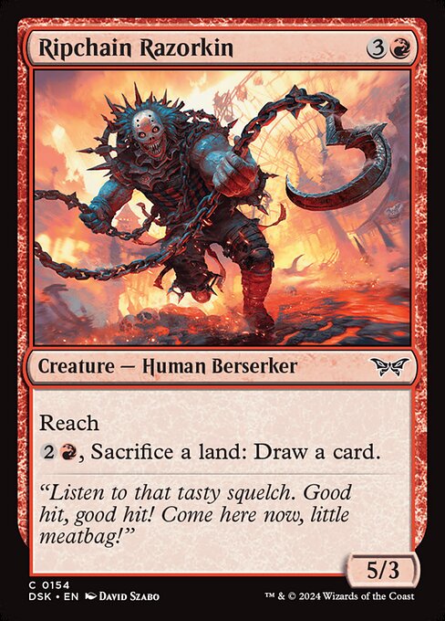 Ripchain Razorkin (Duskmourn: House of Horror)