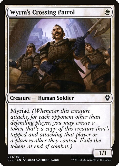 Wyrm's Crossing Patrol (Commander Legends: Battle for Baldur's Gate)