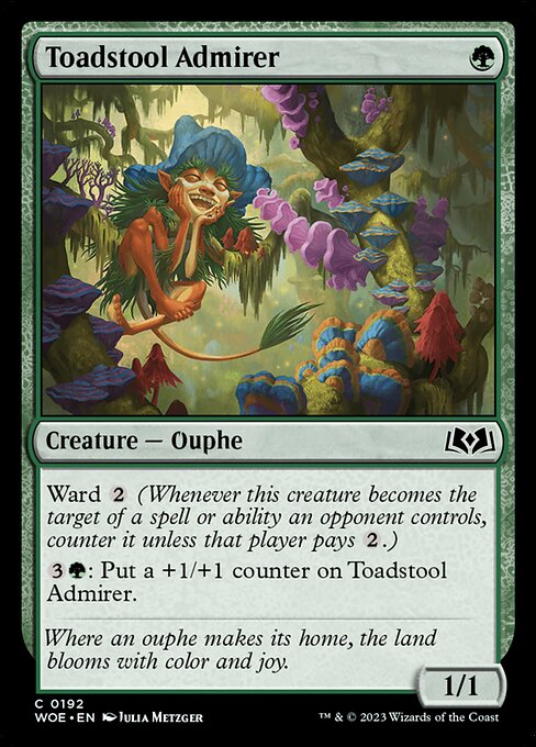 Toadstool Admirer (Wilds of Eldraine)