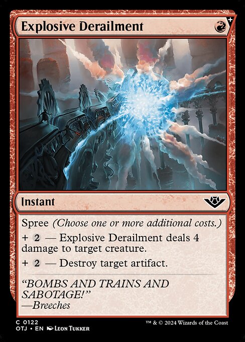 Explosive Derailment (Outlaws of Thunder Junction)