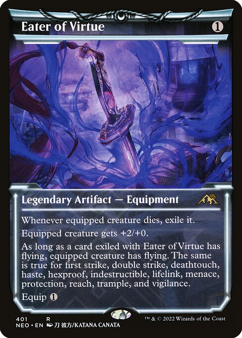 Eater of Virtue (Kamigawa: Neon Dynasty)