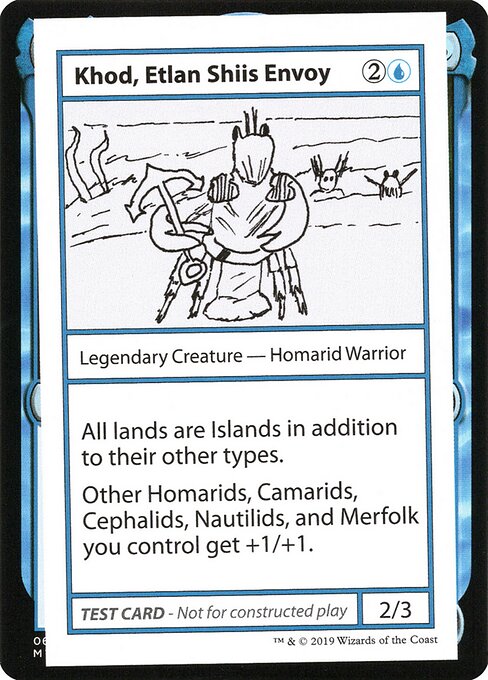 Khod, Etlan Shiis Envoy (Mystery Booster Playtest Cards 2021)