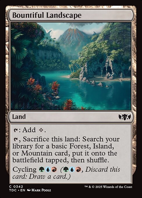 Bountiful Landscape (Tarkir: Dragonstorm Commander)