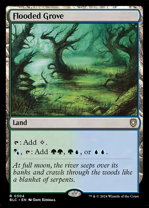 Flooded Grove (Bloomburrow Commander)