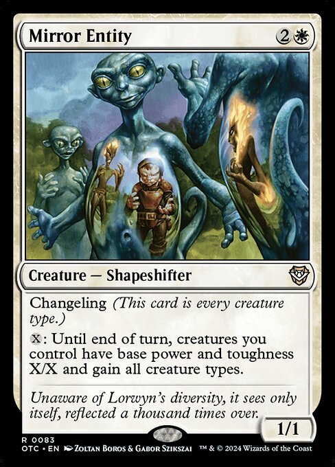 Mirror Entity (Outlaws of Thunder Junction Commander)