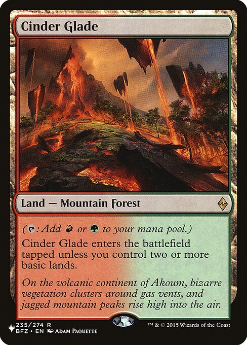 Cinder Glade (The List)