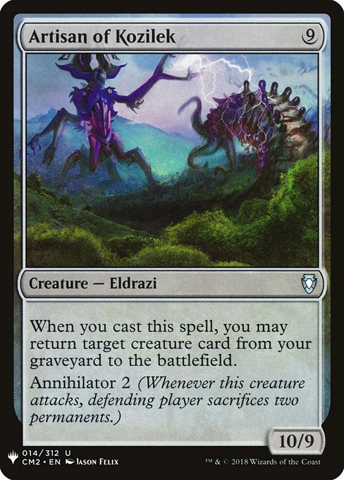 Artisan of Kozilek (The List)