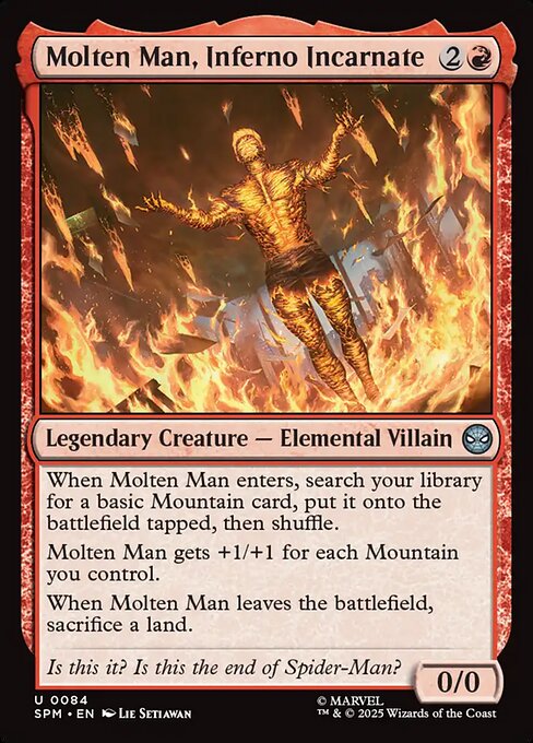 Molten Man, Inferno Incarnate (Marvel's Spider-Man)