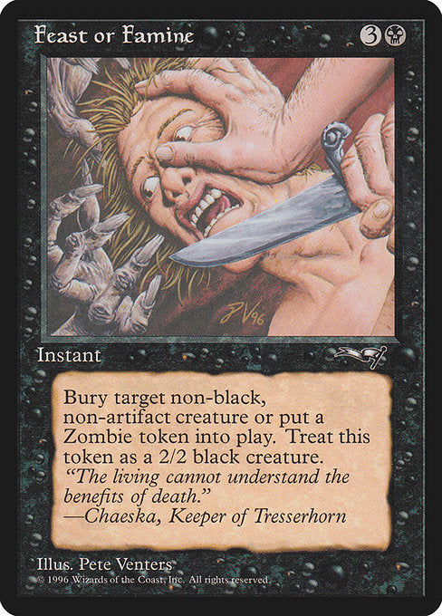 Feast or Famine (Alliances)
