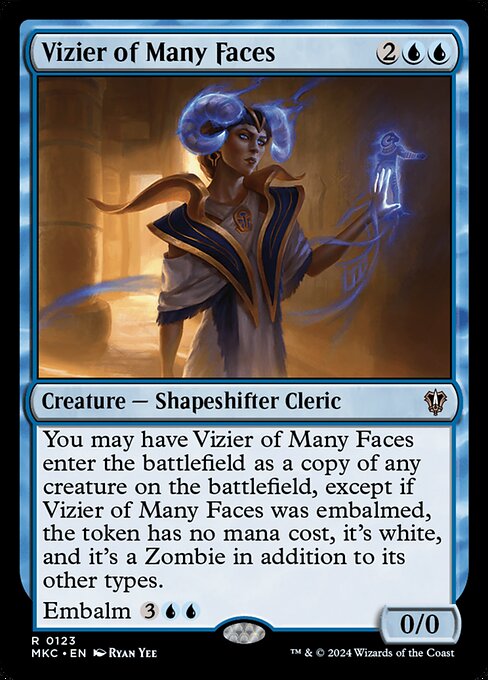 Vizier of Many Faces (Murders at Karlov Manor Commander)