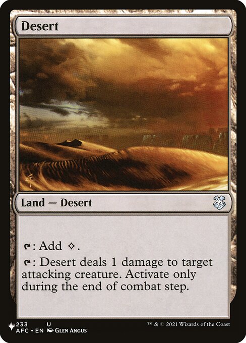 Desert (The List)