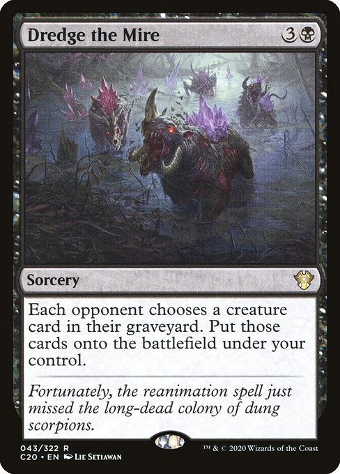 Dredge the Mire (Commander 2020)
