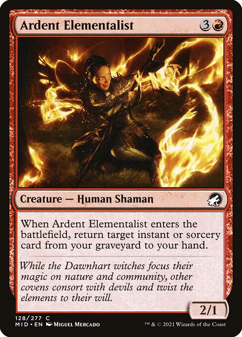 Ardent Elementalist (Innistrad: Midnight Hunt)