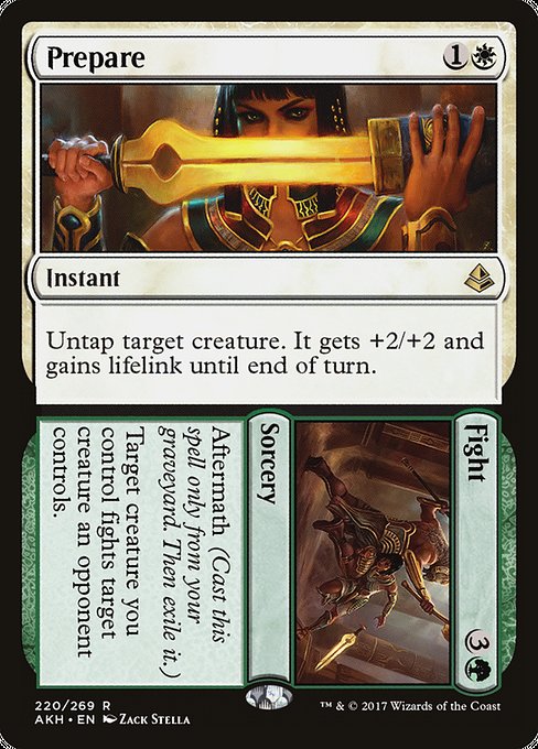 Prepare // Fight (Amonkhet)