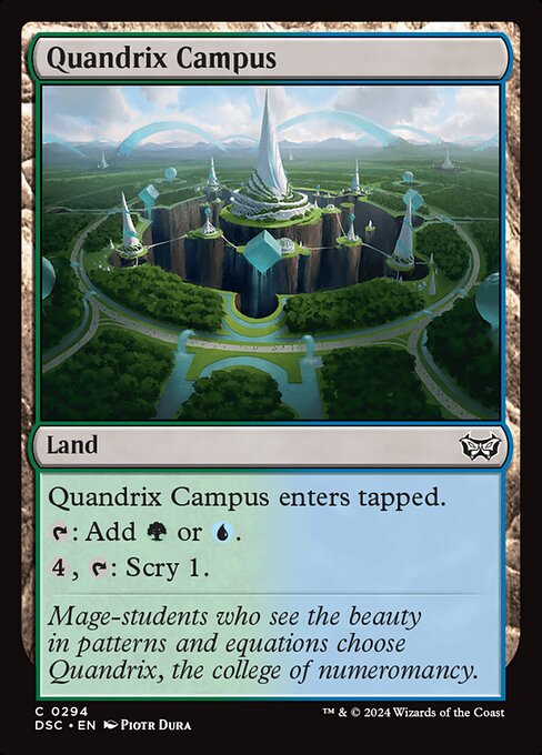 Quandrix Campus (Duskmourn: House of Horror Commander)
