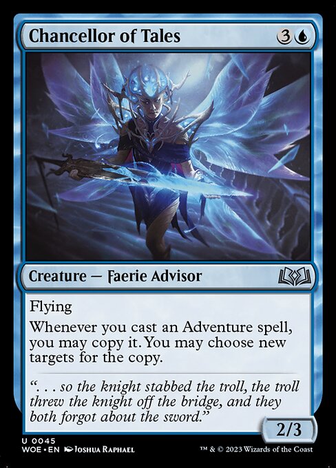 Chancellor of Tales (Wilds of Eldraine)