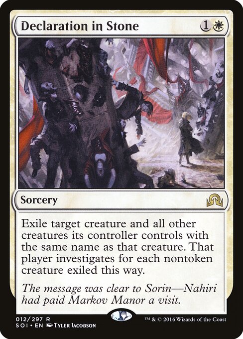 Declaration in Stone (Shadows over Innistrad)