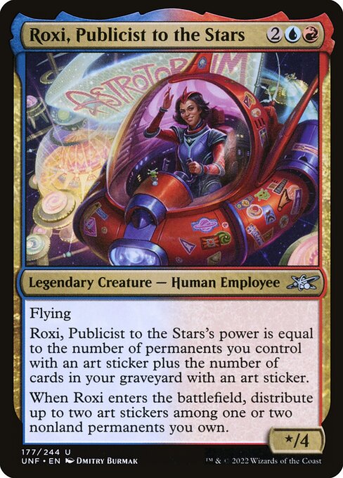 Roxi, Publicist to the Stars (Unfinity)