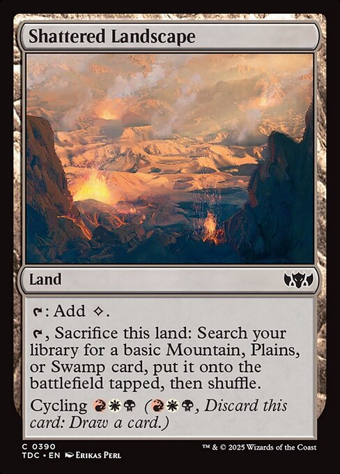 Shattered Landscape (Tarkir: Dragonstorm Commander)