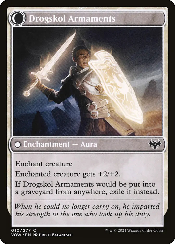Drogskol Infantry // Drogskol Armaments (Innistrad: Crimson Vow)