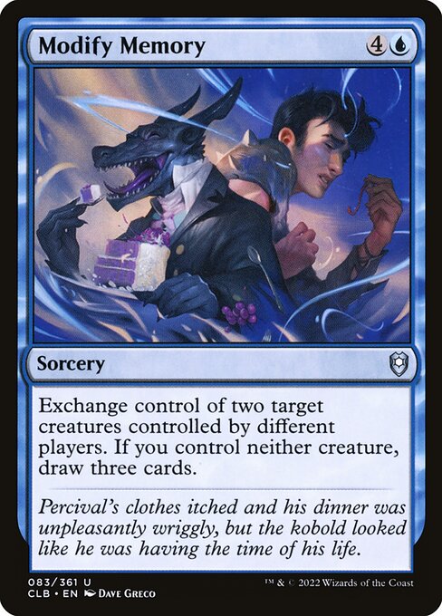 Modify Memory (Commander Legends: Battle for Baldur's Gate)
