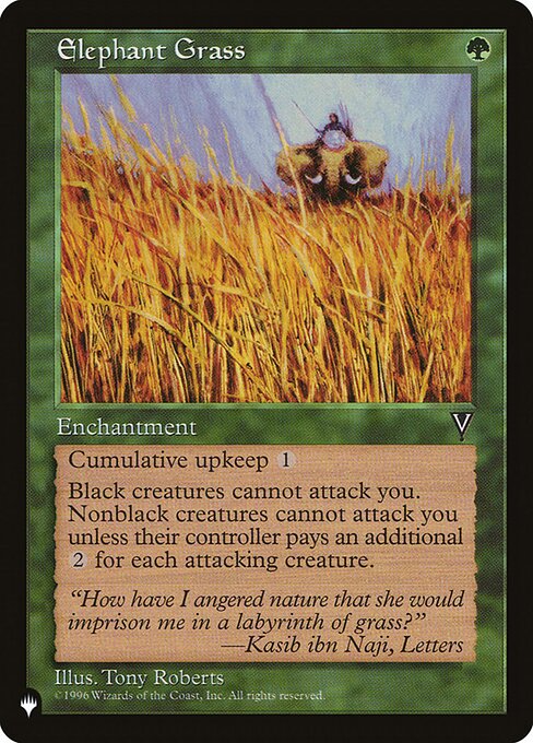 Elephant Grass (The List)
