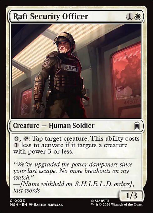 Raft Security Officer (Marvel Super Heroes)