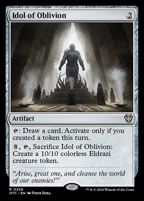 Idol of Oblivion (Outlaws of Thunder Junction Commander)