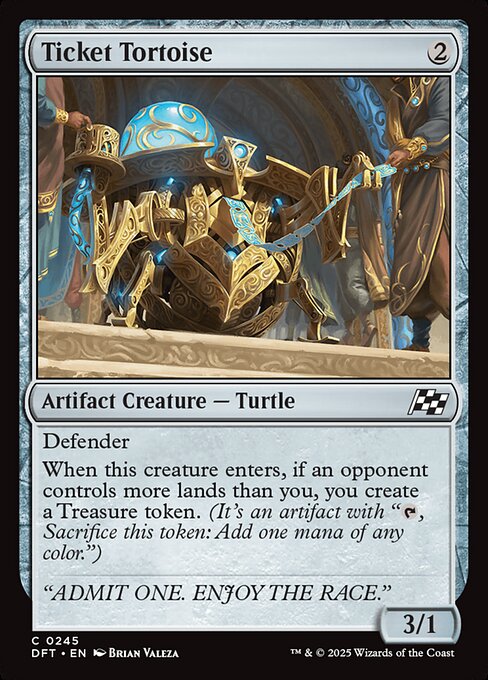 Ticket Tortoise (Aetherdrift)