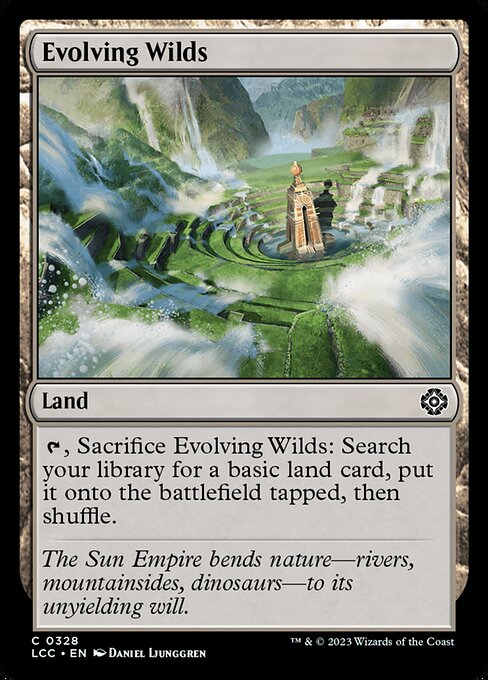 Evolving Wilds (The Lost Caverns of Ixalan Commander)