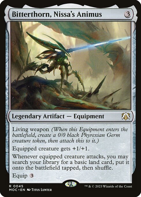 Bitterthorn, Nissa's Animus (March of the Machine Commander)