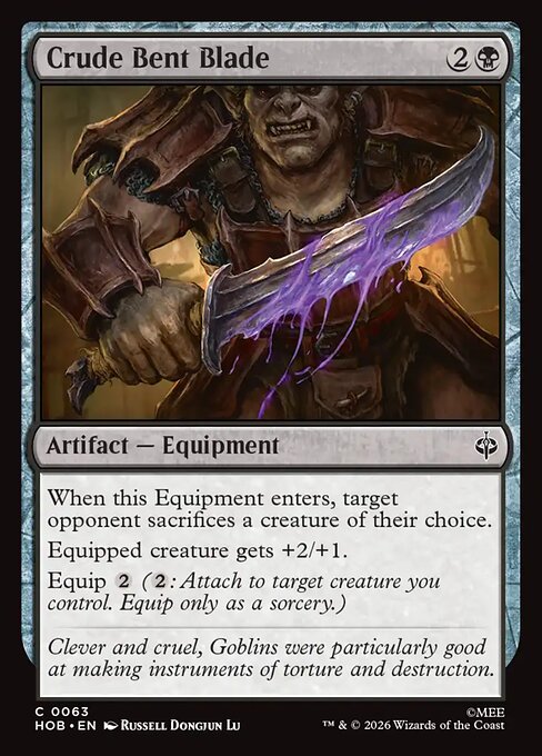 Crude Bent Blade (The Hobbit)