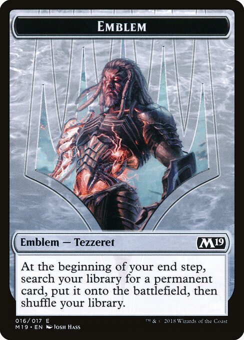 Tezzeret, Artifice Master Emblem (Core Set 2019 Tokens)