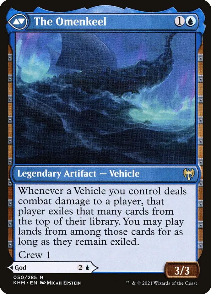 Cosima, God of the Voyage // The Omenkeel (Kaldheim)